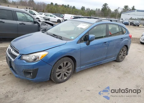2014 Subaru Impreza 2.0I Sport Premium from USA, damaged, VIN JF1GPAL65E8303452